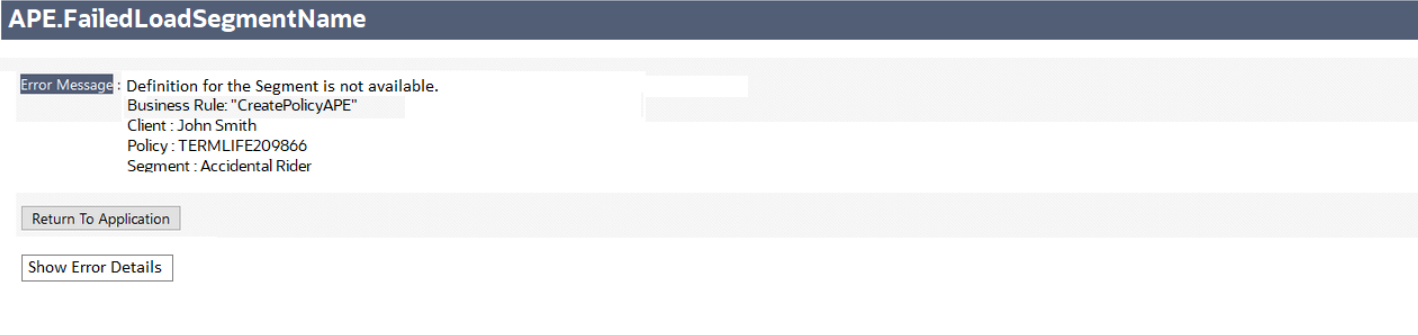 Error Message 1